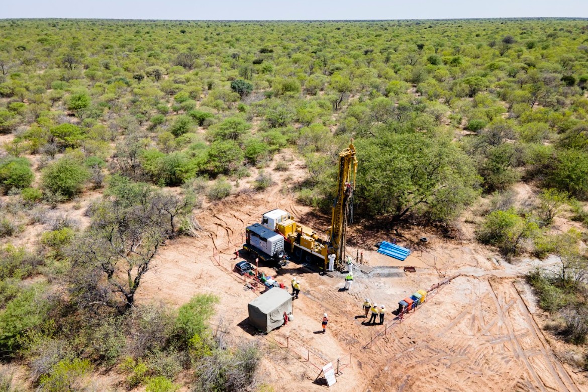 Drill site in the bush