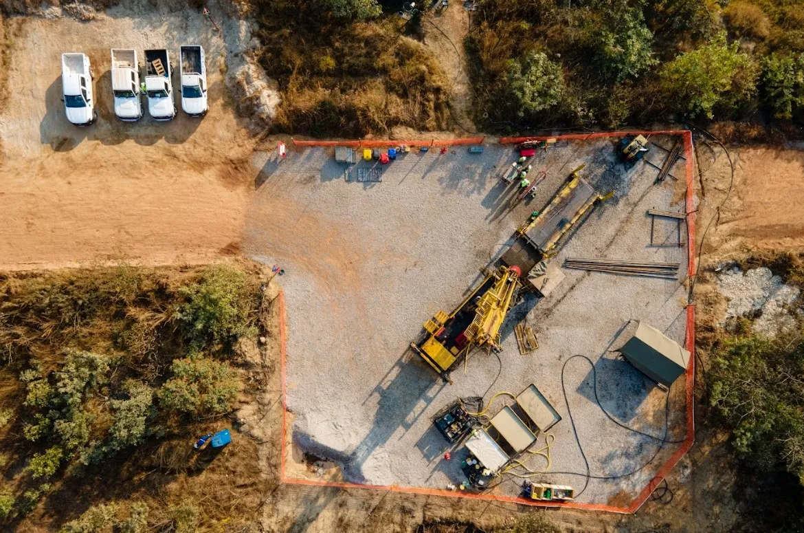 UDR rig site aerial